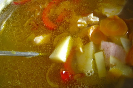 Суп с лавашем: шаг 6