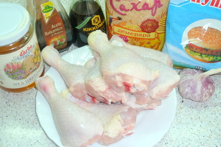 Глазированные куриные голени с кунжутом: шаг 1