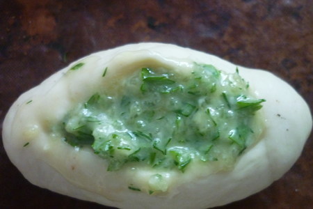 Чесночная булочка -garlic buns: шаг 6
