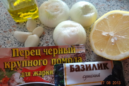 Сёмга-гриль в лимонном маринаде: шаг 2
