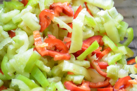 Овощной салат на зиму: шаг 5