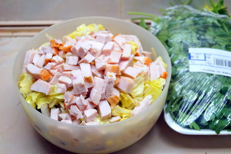 Тёплый овощной салат с курицей, самый вкусный, уж простите за столь смелое заявление.: шаг 6