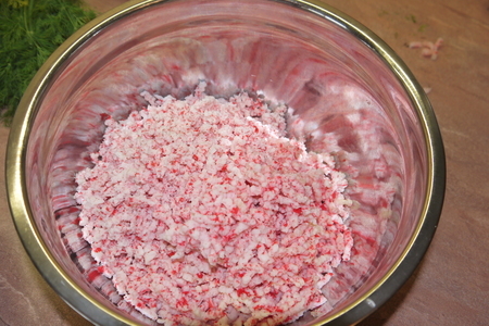 Нежные котлетки из риса и крабовых палочек под сливочным соусом: шаг 2