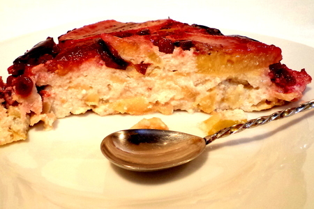 Десерт "бананово- брусничный восторг" с рисом "жасмин", яблоками и сливами!: шаг 8