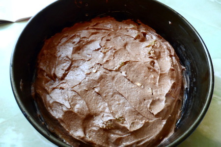 Шоколадный пирог с творожными шариками.: шаг 4