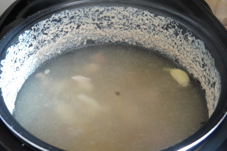 Гороховый суп со свининой и копченностями в мульте за 50 минут: шаг 3