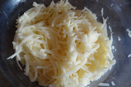 Свинина, запеченная в горчичном маринаде под шубой из картофеля: шаг 3