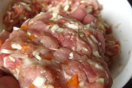 Паровые пельмени со свининой и капустой (дуэль): шаг 9
