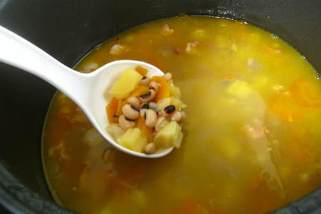 Фасолевый суп с копченой грудинкой: шаг 12