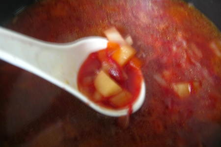 Борщ или красный суп, как садике: шаг 10