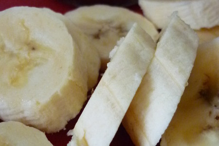 Холодный десерт "клубнично-банановый бриз" с конфитюром darbo: шаг 1
