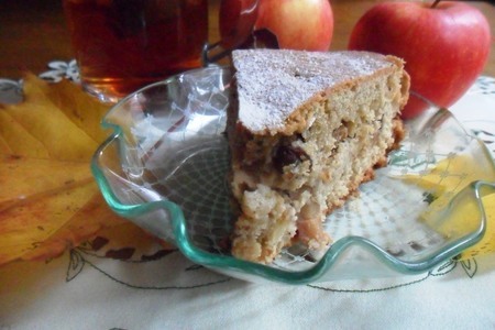 Овсяный пирог с яблоками "осенины" для светочки - svett66: шаг 10