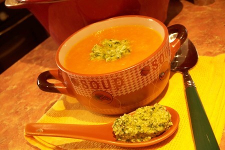 Морковный суп с имбирем и кунжутным песто: шаг 7