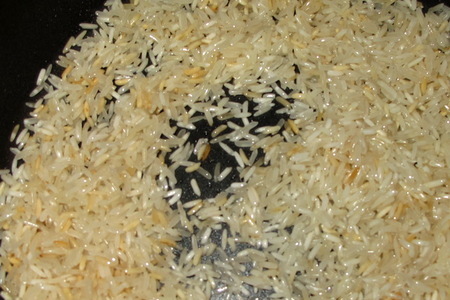 Рис с зеленой спаржей (тест-драйв): шаг 2