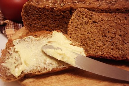 Хлеб овсяно-пшеничный, с отрубями, на меду. тест-драйв.: шаг 13
