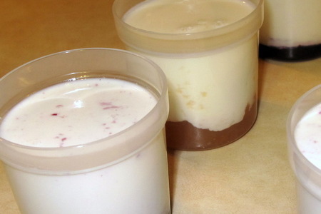 Йогурт со сгущенным молоком и конфитюром (тест-драйв): шаг 4