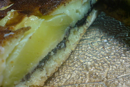 Пирог с грушами и маком под сметанной заливкой: шаг 8