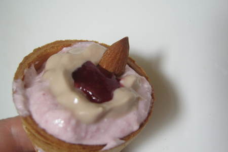 Творожный десерт с вишневым конфитюром "darbo": шаг 5