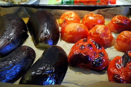 Баклажанный дип с оливками или  всеми любимая баклажання икра в средиземноморком прочтении: шаг 3