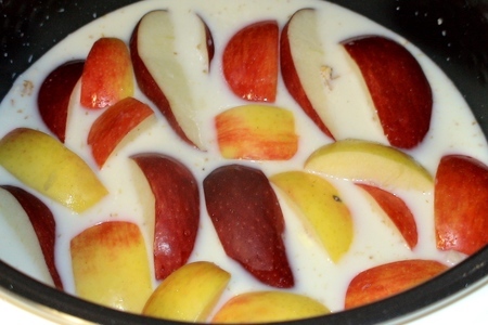 Каша молочная из пяти злаков с яблоками (тест-драйв): шаг 2