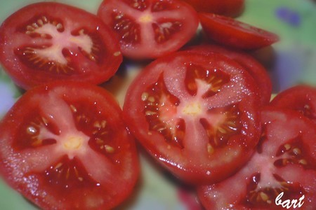 Ребрышки ягненка на томатном ложе: шаг 2
