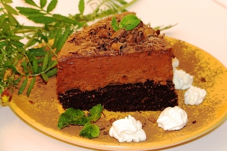 Торт « шоколадная маркиза» ( тест –драйв): шаг 14
