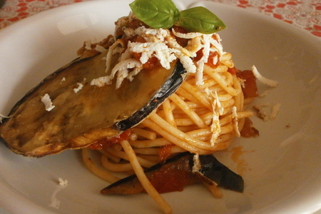 Pasta alla norma (паста с баклажанами): шаг 9