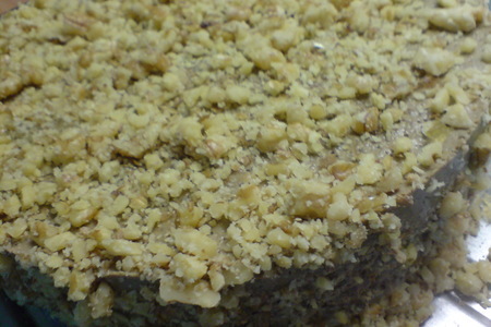 Торт-паштет из телячьей печени с шампиньонами и грецкими орехами.: шаг 7