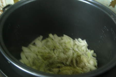 Макрорус на луковой подушке,запеченный с помидорами и сыром (тест-драйв): шаг 3