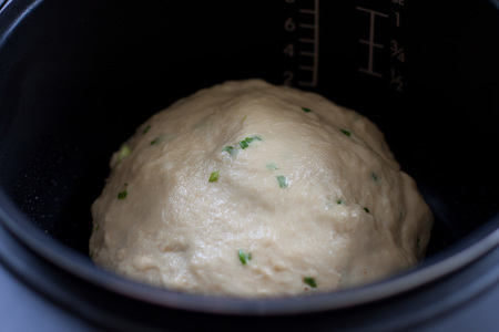 Хлеб с картофельным пюре и зеленым луком. тест-драйв: шаг 2