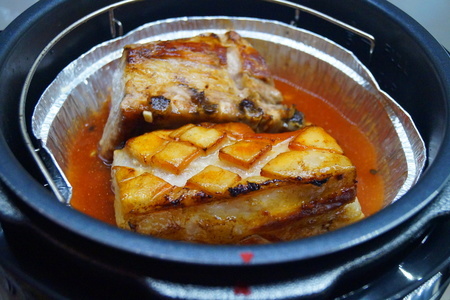 Копчёные свиные рёбрышки барбекю с кленовым сиропом.: шаг 4