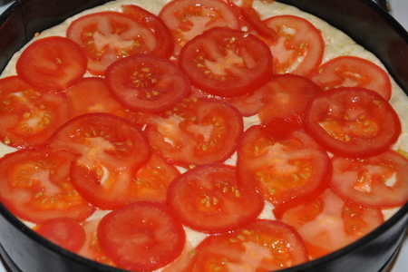 Греческий пирог с томатами и луком.: шаг 3