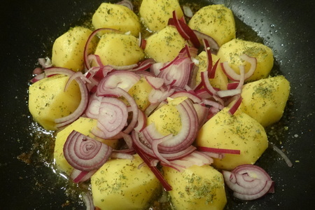 Утка с картофелем, жаренные с чили-соусом от киккоман: шаг 5