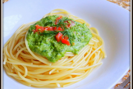 Спагетти с «весенним соусом». тест-драйв.: шаг 5