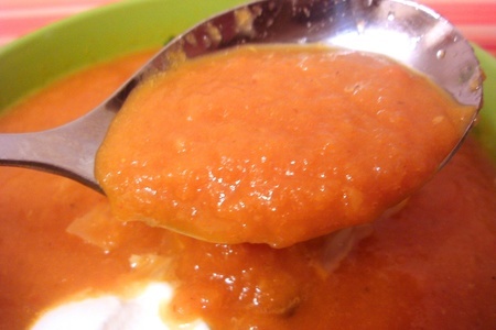Суп-пюре с папайей «оранжевое настроение»: шаг 7