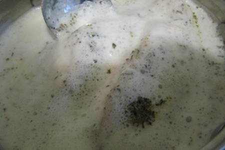 Куриная грудка с прованскими травами, томленая в молоке+ соус: шаг 3