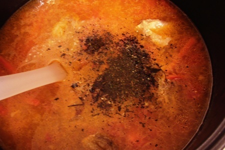 Нахот шурва  ковурма или суп с нутом и бараниной по-узбекски. тест-драйв.: шаг 4