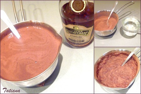Торт шоколадно-кофейный с миндально-медовым кремом в мультиварке: шаг 8