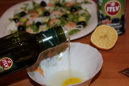 Салат с рукколой и креветками: шаг 6