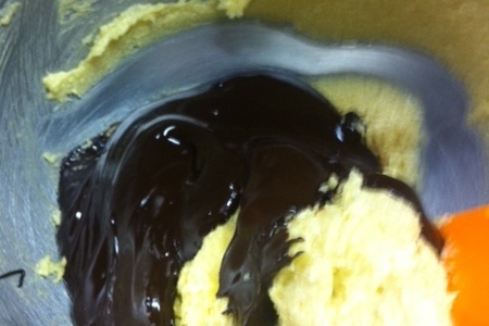 Шоколадный пирог с шоколадной помадкой.: шаг 3
