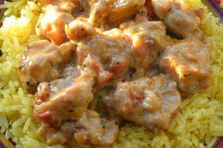 Куриные biryani с рисом и картофелем: шаг 8