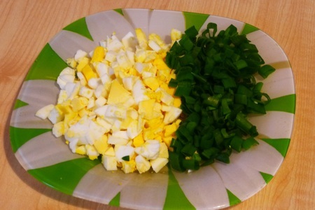 Закусочный селедочный салат: шаг 2