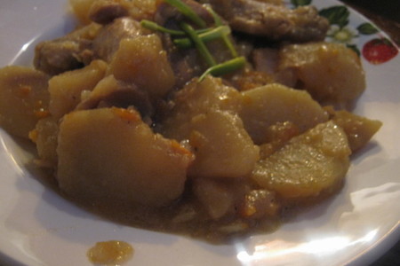 Курица с картофелем и грибами под соевым соусом kikkoman: шаг 8