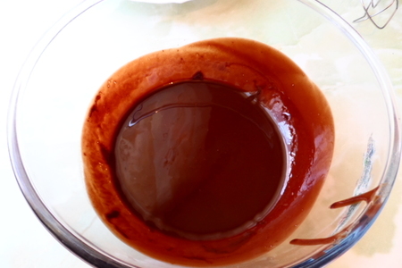 Шоколадный брауни с клюквой.: шаг 1