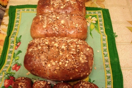 Хлеб мультизлаковый с грецким орехом.: шаг 10
