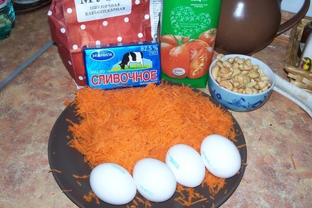Морковный торт  для всех татьян koolinara (исполняется мужем).: шаг 1