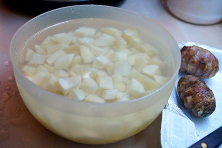 Суп-пюре из топинамбура с песто: шаг 2