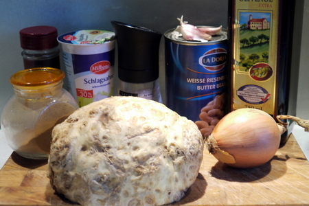 Суп-крем из фасоли с корневым сельдереем: шаг 1