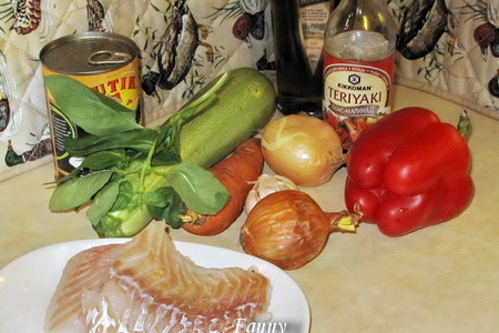Пескара (жареное филе трески с овощным рататуем): шаг 1