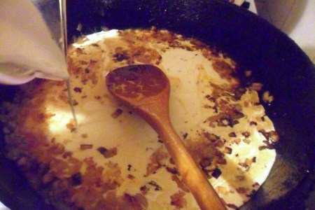 Паста с креветками в сливочном соусе: шаг 4